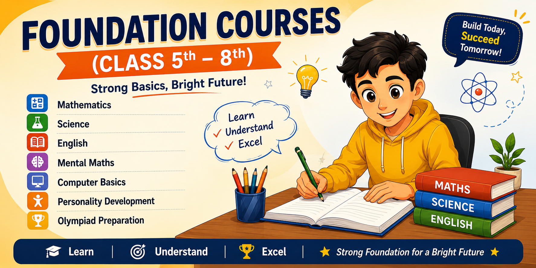 Foundation Courses (Class 5th - 8th)