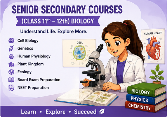 Senior Secondary Courses (Class 11th - 12th) Biology